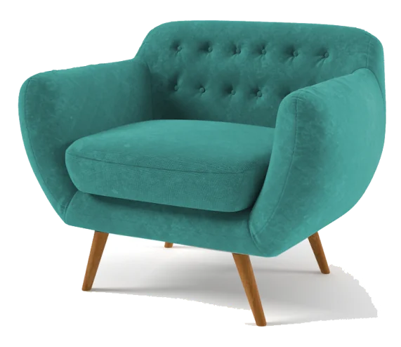Green sofa