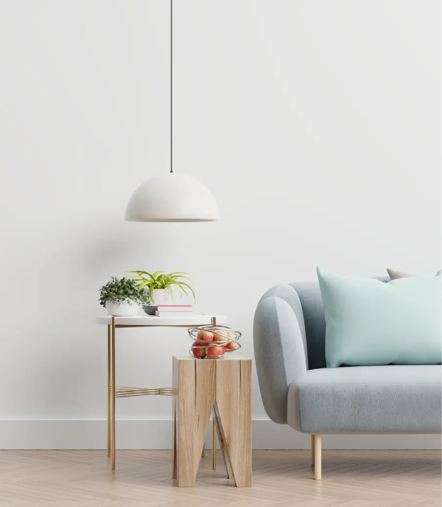 organized interior setup